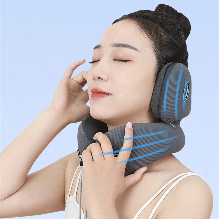 Noise Reduction Pillow U-shaped Travel Massage
