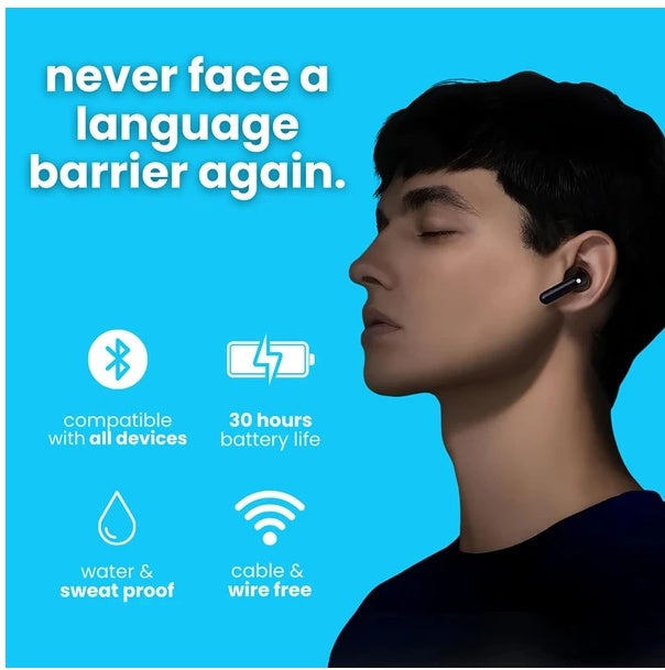 Translator Earbuds 144 Languages Real