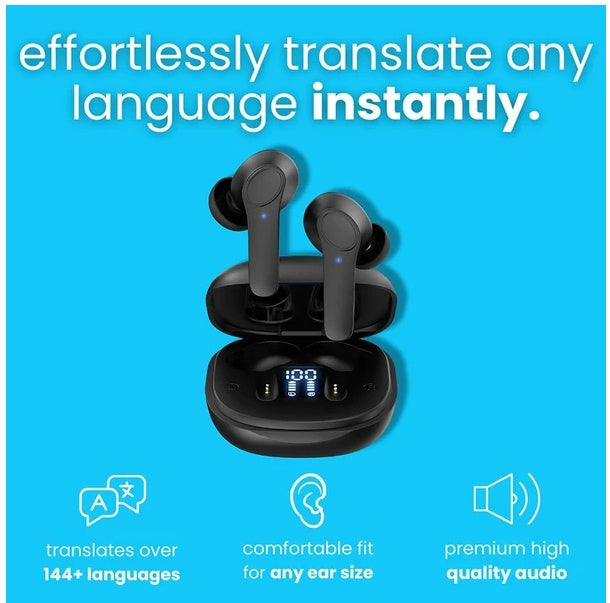 Translator Earbuds 144 Languages Real